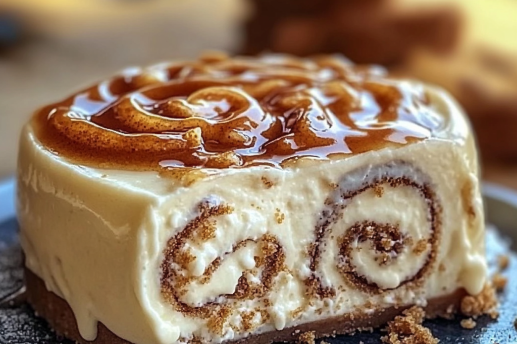 Cinnamon Roll Cheesecake