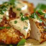 Crispy Chicken with Creamy Dijon Sauce