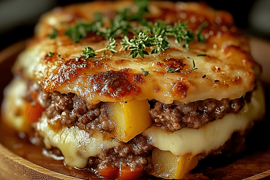 Easy Hamburger Potato Casserole