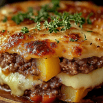 Easy Hamburger Potato Casserole