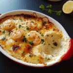 Garlic Shrimp Gratin