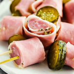 Ham and Pickle Roll-Ups