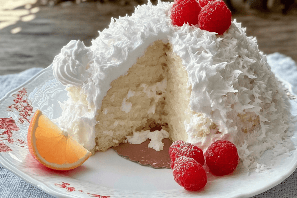 Old-Fashioned Snowball Cake