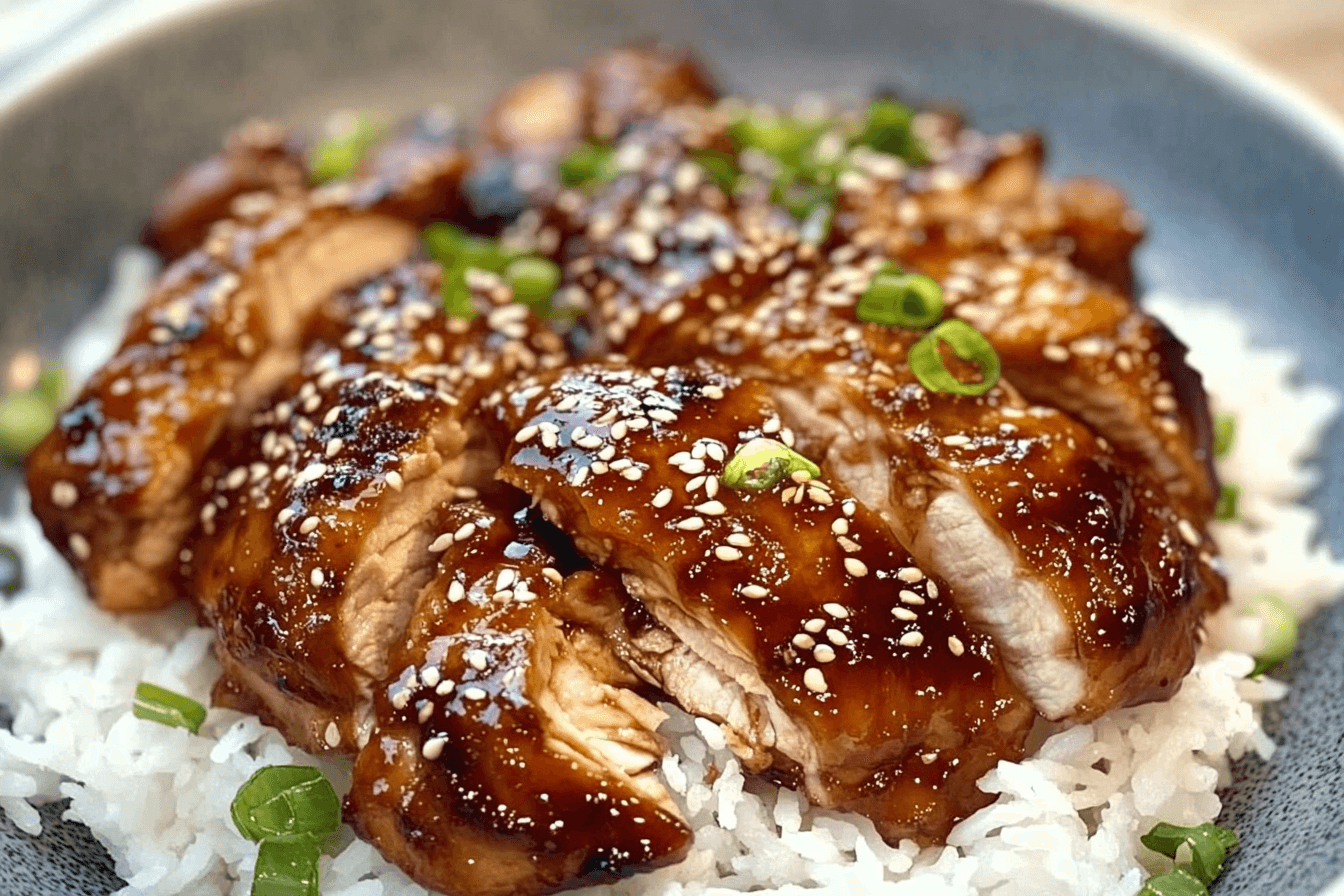 SOY GLAZED CHICKEN