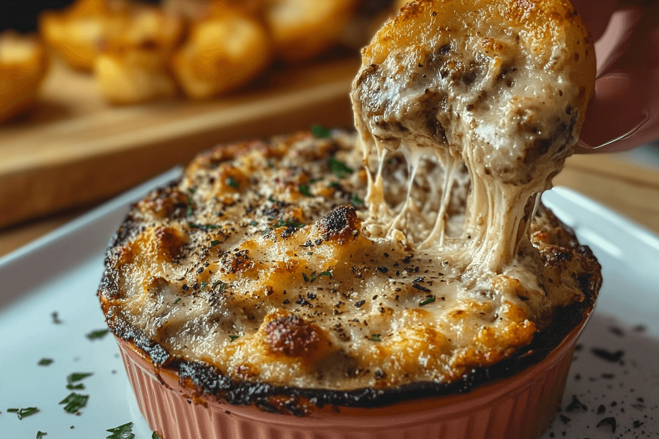 Stuffed Mushroom Dip