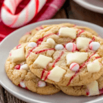 White Chocolate Candy Cane Cookies