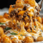 cheeseburger tater tot casserole