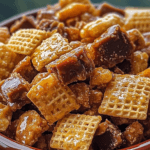 Addicting Toffee Chex Mix Recipe