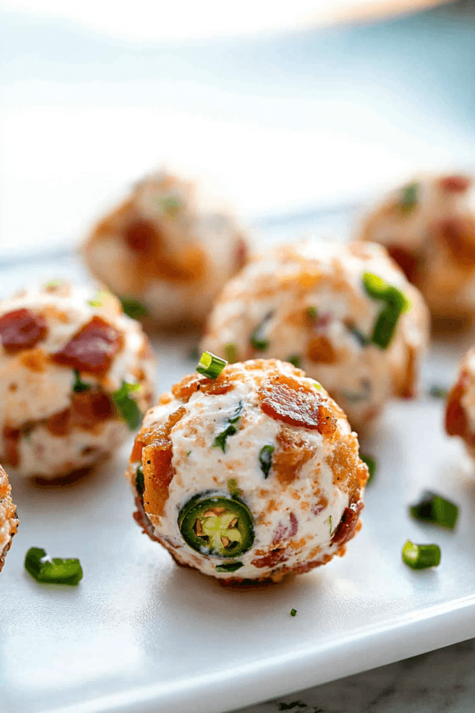 Bacon Jalapeño Cream Cheese Balls