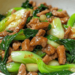 Bok Choy Stir-Fried Beef