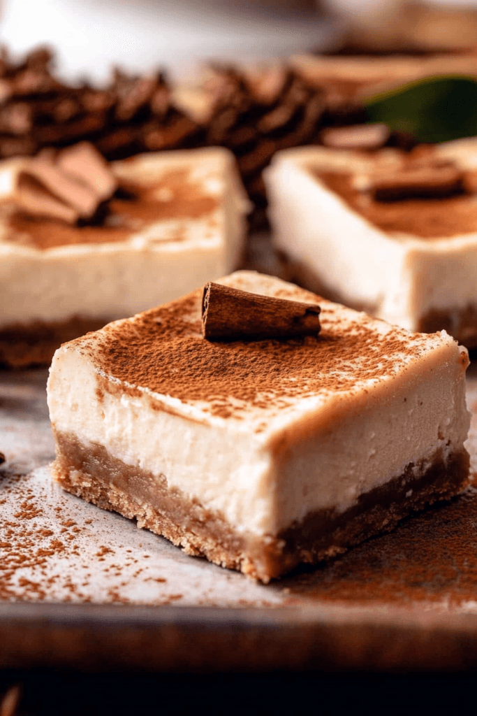 Chai Cheesecake Bars