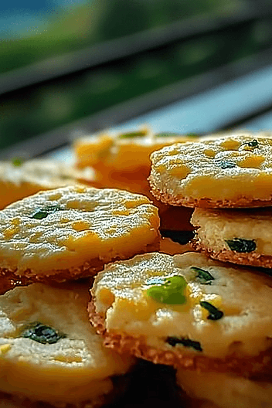 Cheesy Jalapeño Shortbread