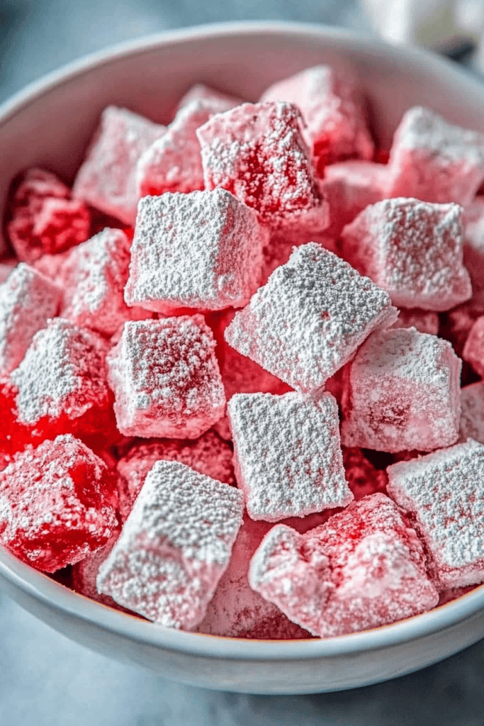 Cherry Cheesecake Puppy Chow