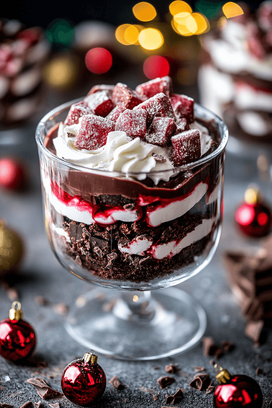 Chocolate Christmas Trifle