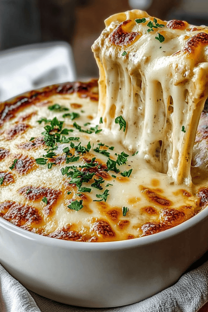 Creamy Alfredo Lasagna Soup