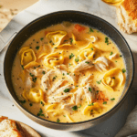 Creamy Chicken Tortellini Soup