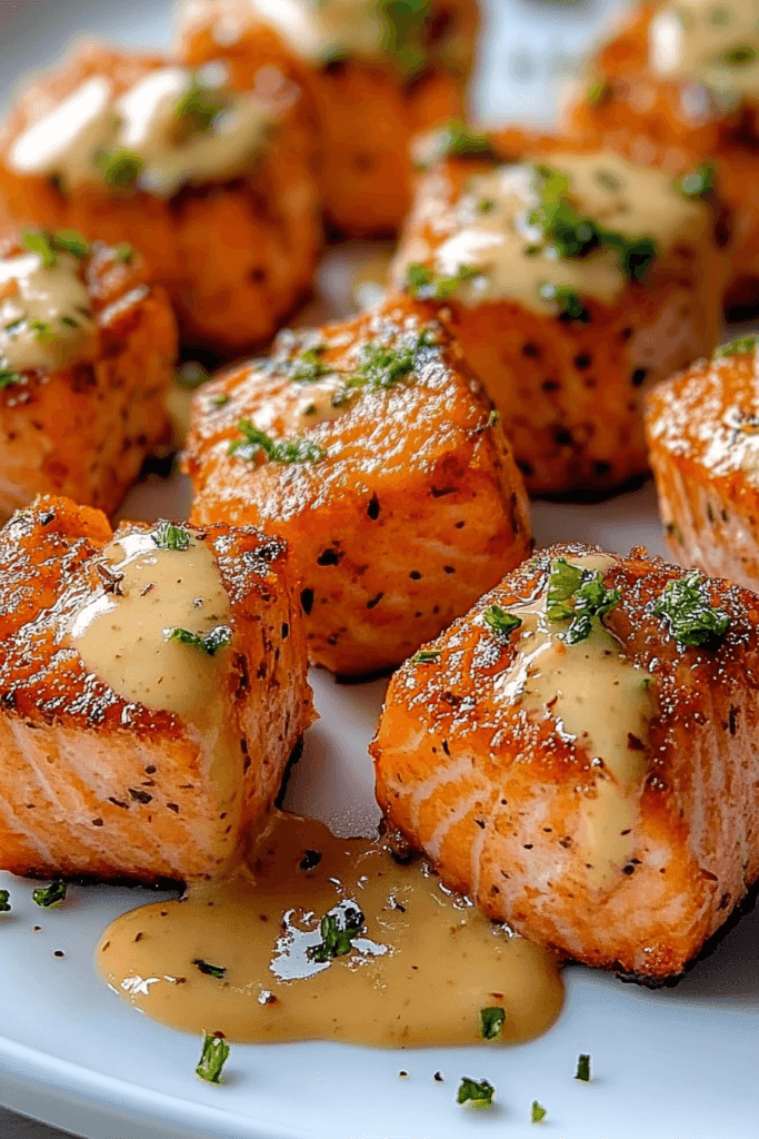 Crispy Bang Bang Salmon Bites