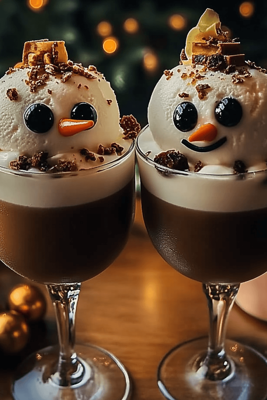 Dirty Snowman Baileys Ice Cream Cocktail