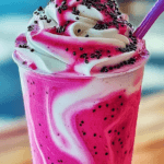 Dragonfruit Strawberry Swirl Frappe