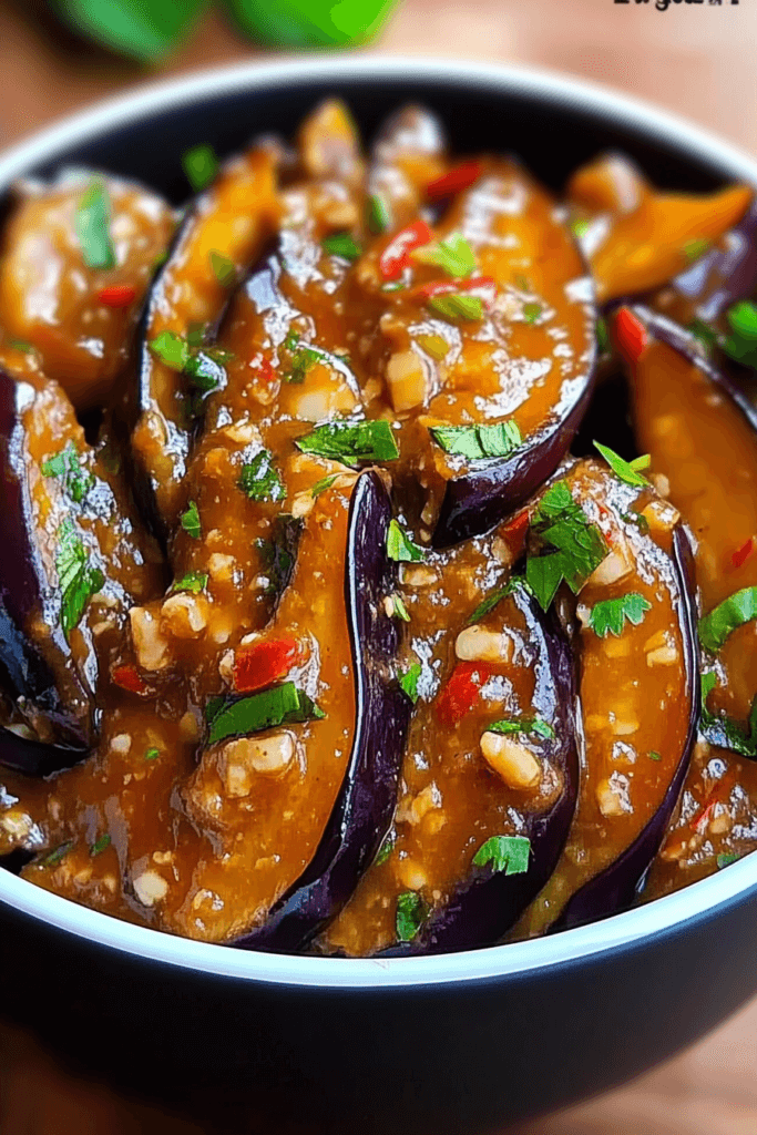 Eggplant in Garlic Sauce