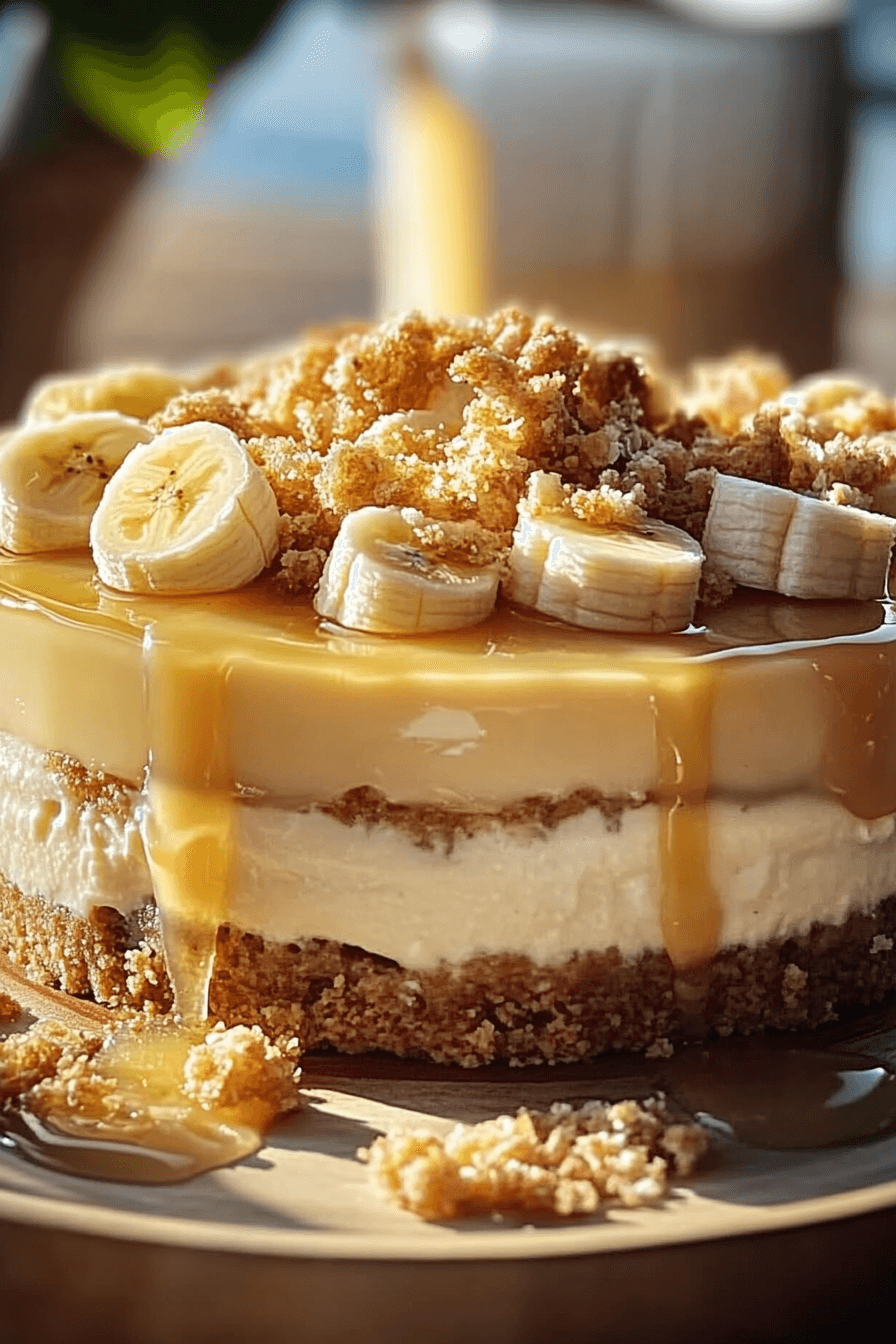 Homemade Banana Pudding Cheesecake Recipe