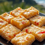 Homemade Pimento Cheese Squares