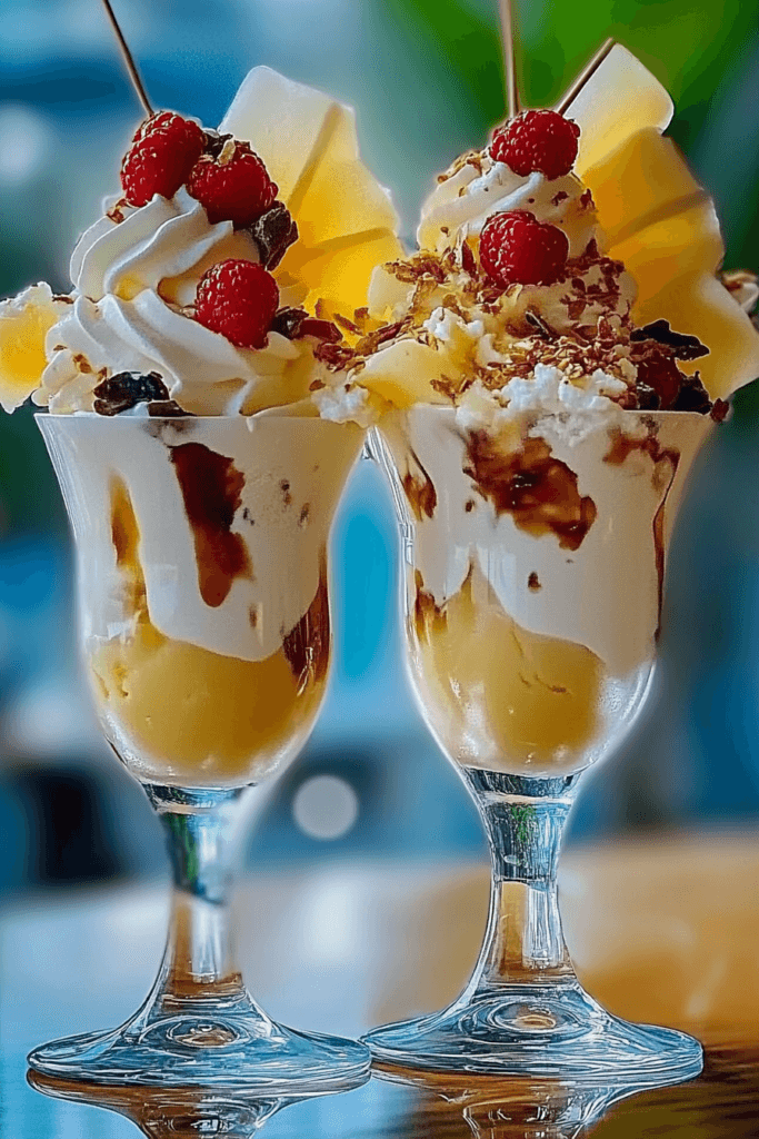 Ice Cream Sundae Piña Colada