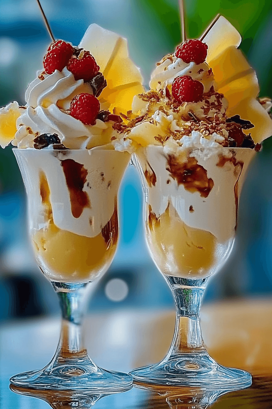 Ice Cream Sundae Piña Colada