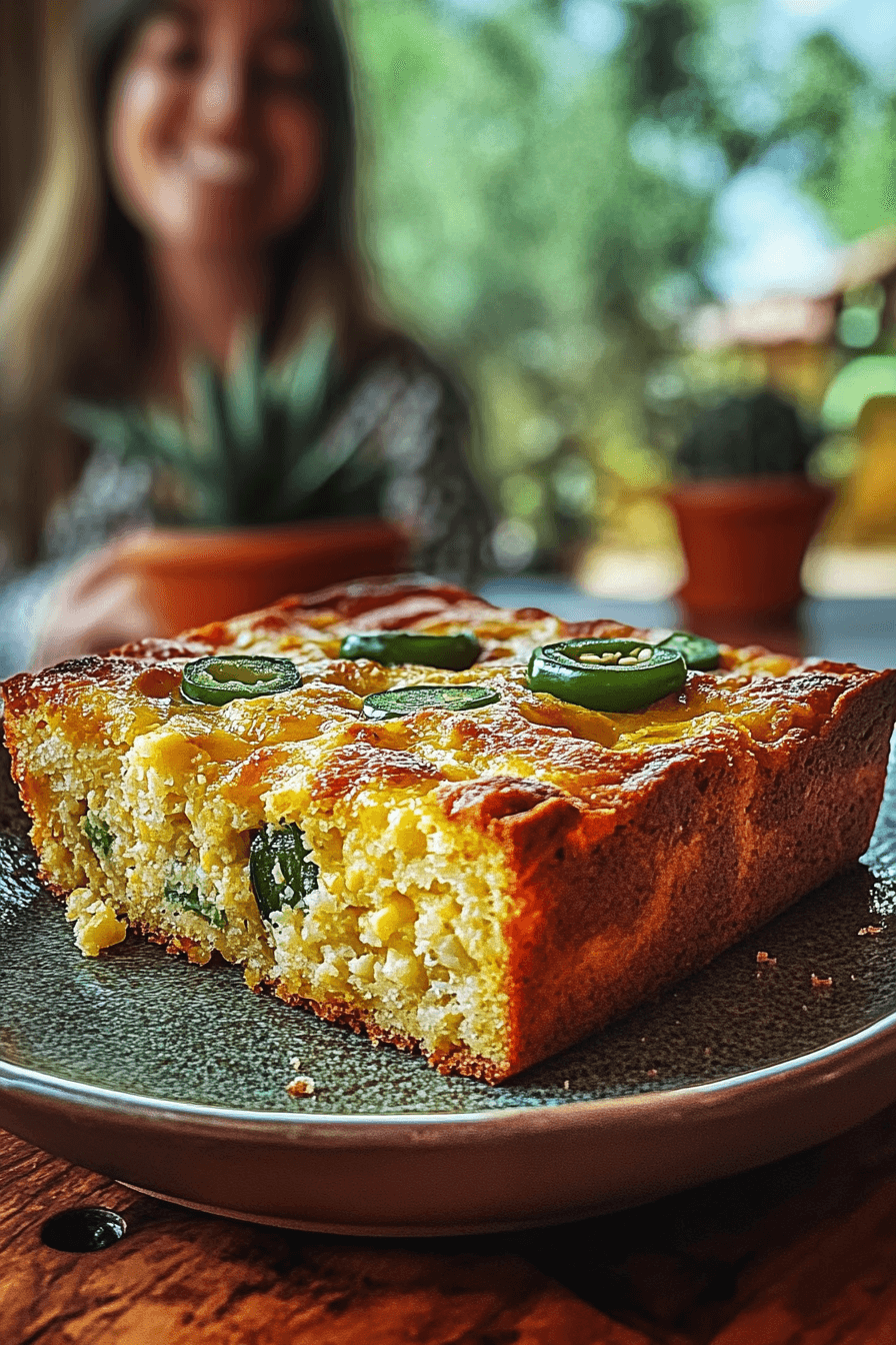 Jalapeno Pepper Jack Cornbread