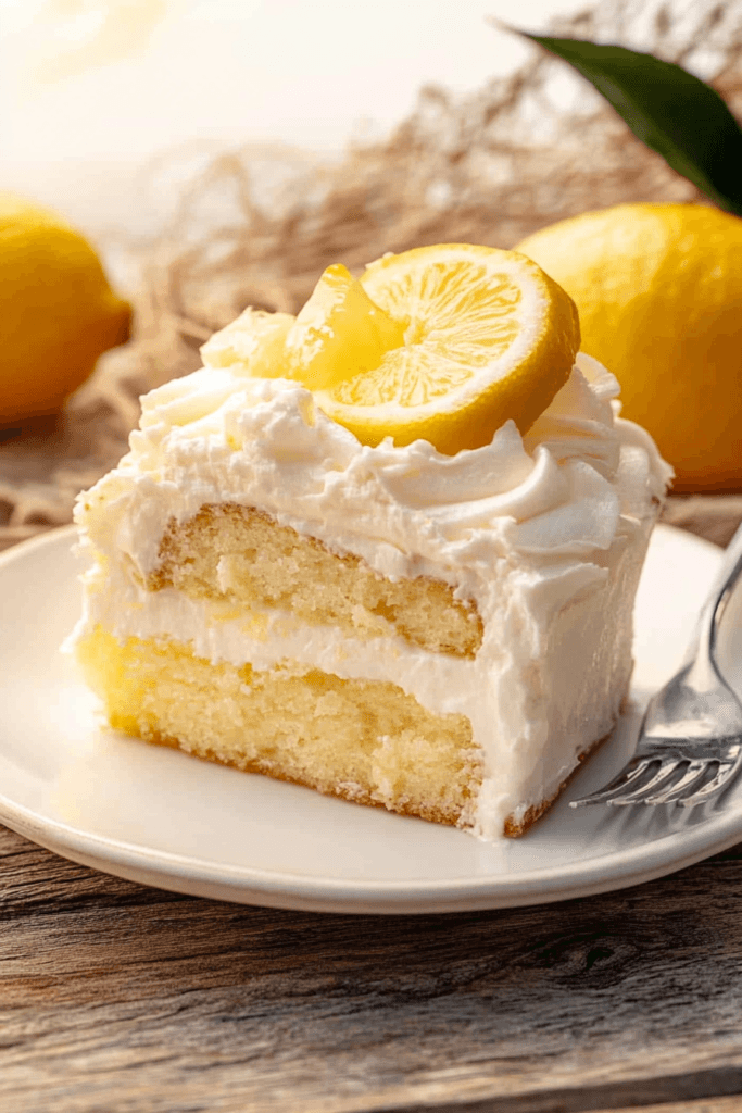 Lemon Tiramisu Cake