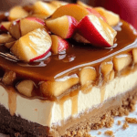 Luxurious Caramel Apple Cheesecake