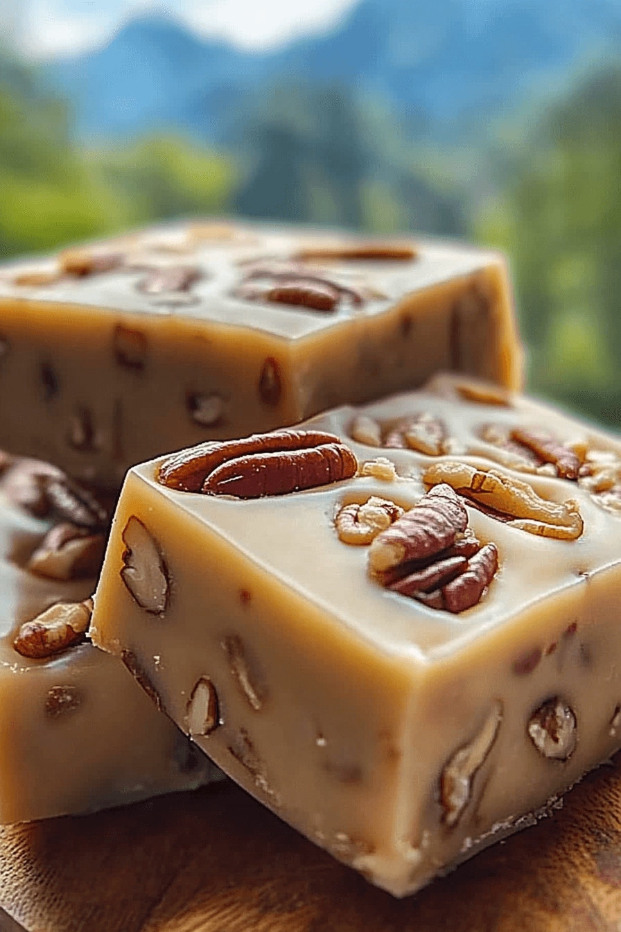 Maple Butter Pecan Fudge