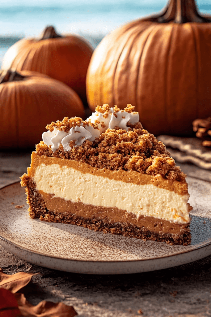 Pumpkin Streusel Cheesecake