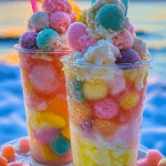 Rainbow Sherbet Float