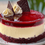 Red Velvet White Chocolate Cheesecake