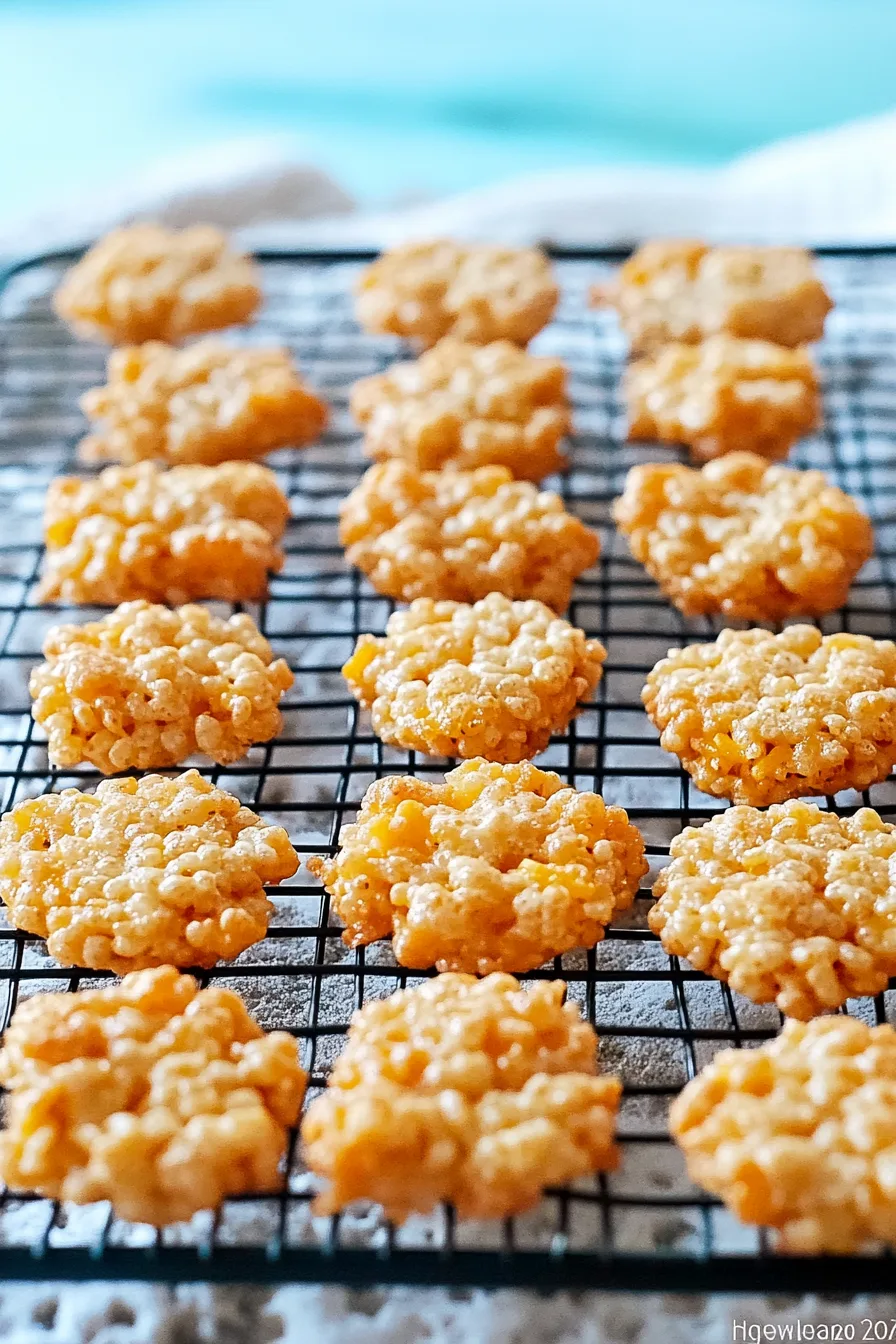 Rice Krispie Cheddar Cracker