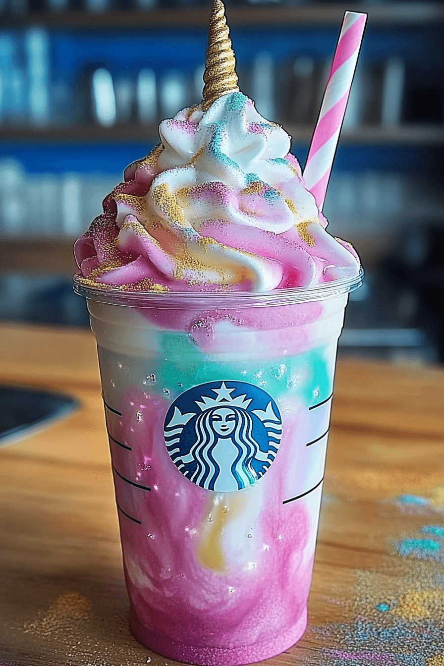 Sip Into a Dream: The Whimsical Unicorn Frappuccino