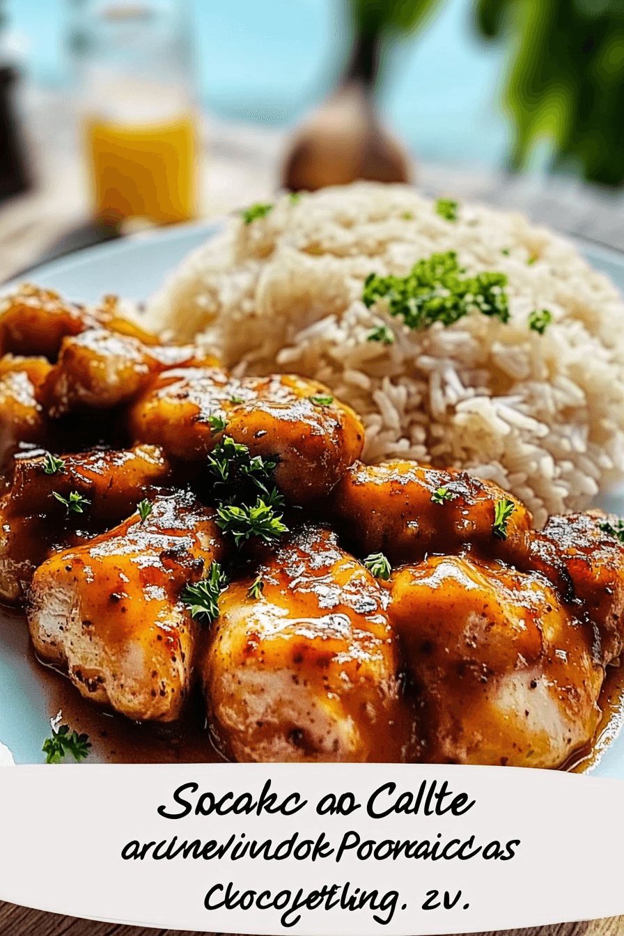 Smothered Chicken and Rice