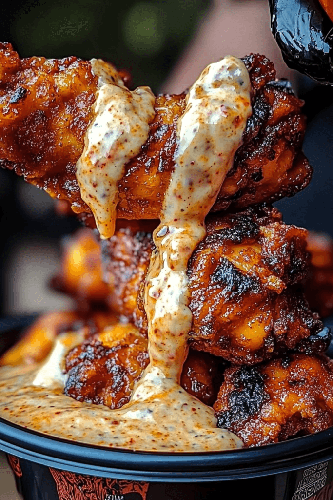 Spicy Korean Fried Chicken with Gochujang Mayo