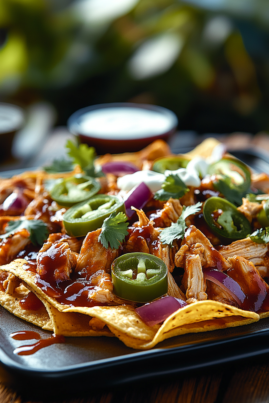 BBQ Chicken Nachos