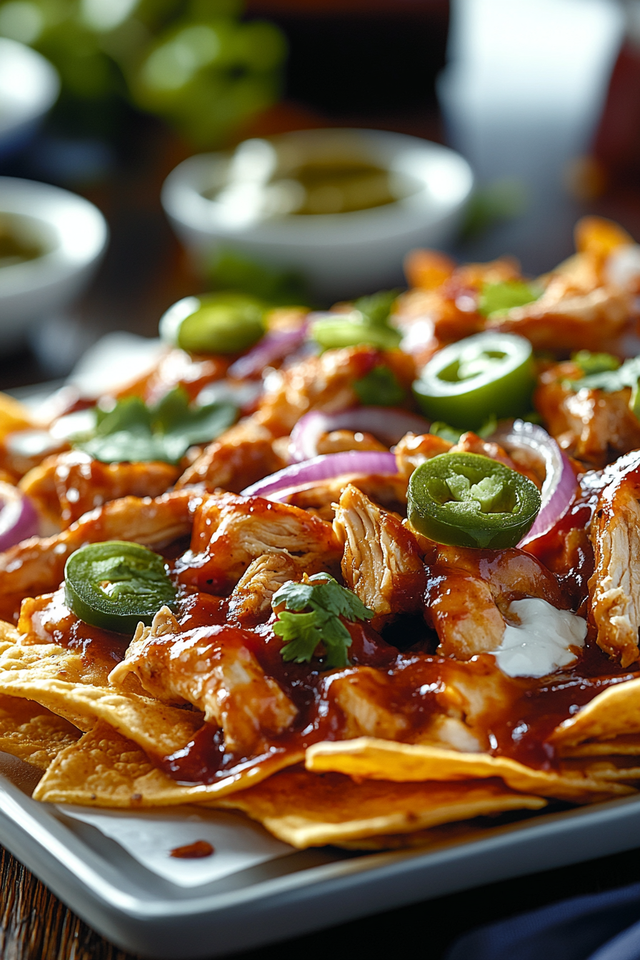 BBQ Chicken Nachos