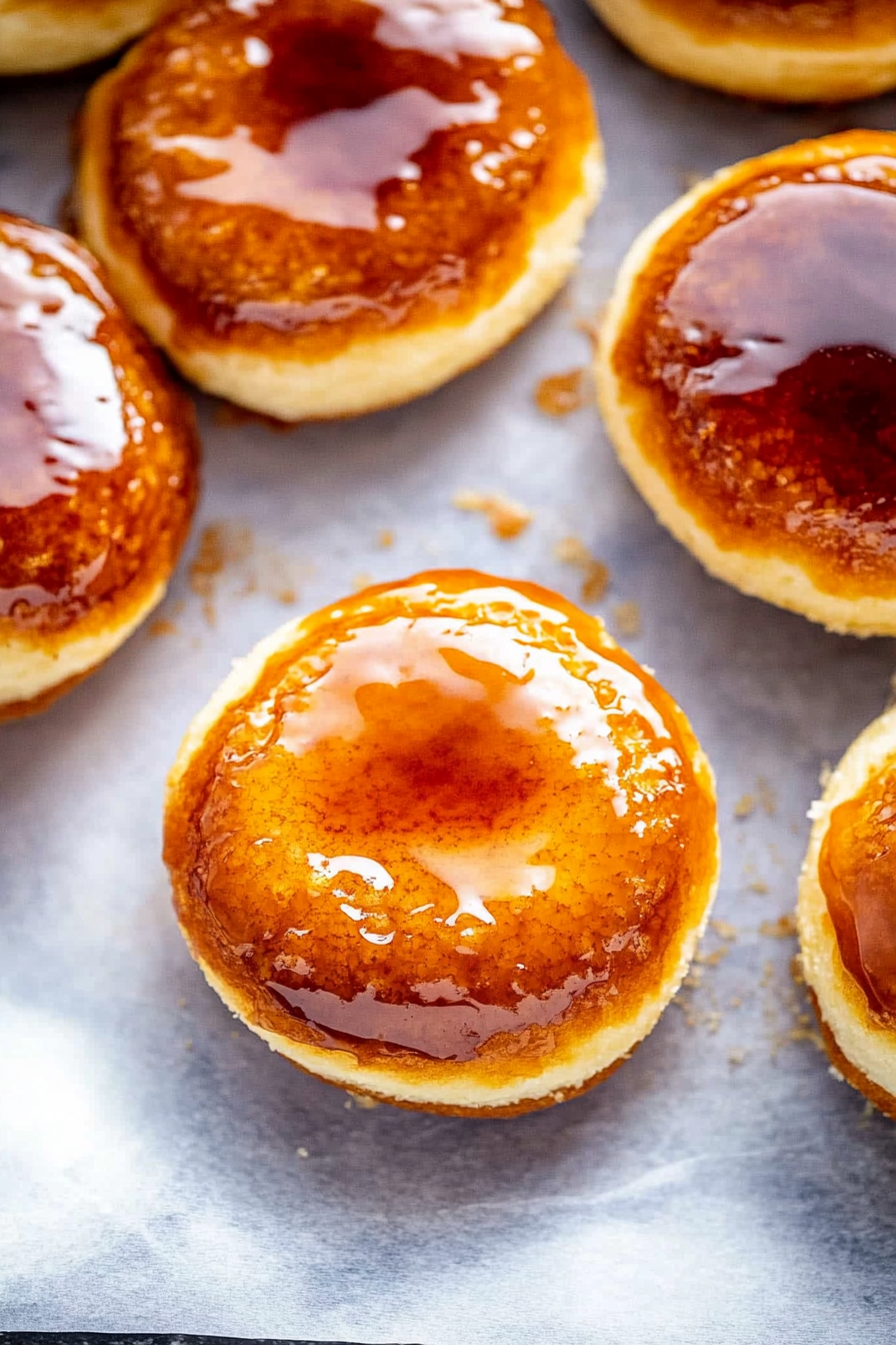 Baked Crème Brûlée Donuts