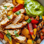 Chicken Fajita Rice Bowl Recipe