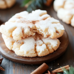 Cinnamon Eggnog Christmas Cookies