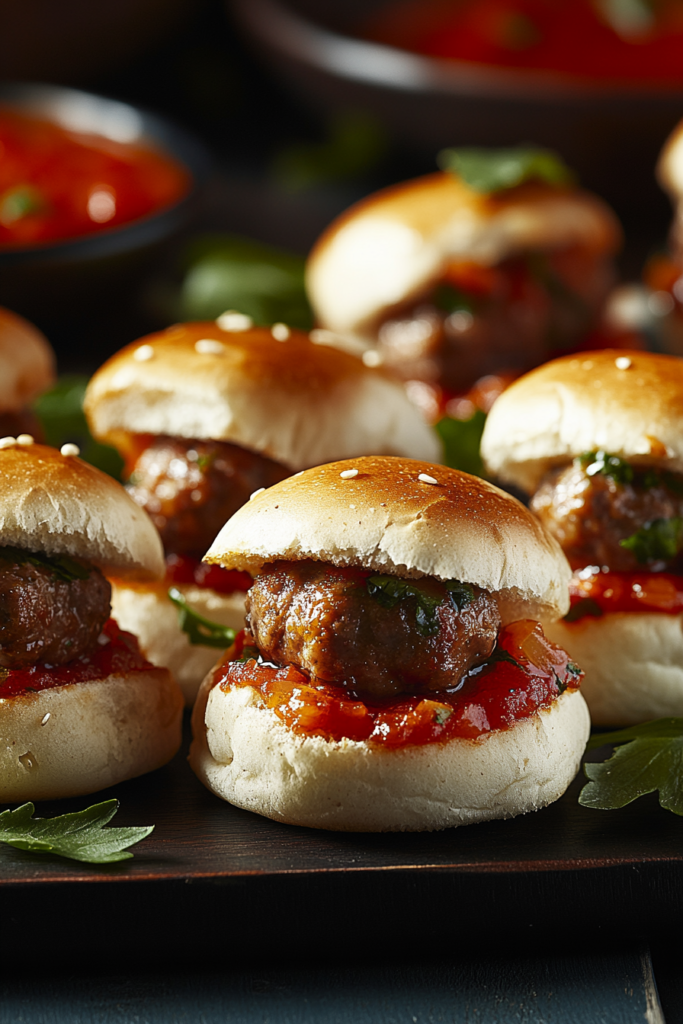 Mini Meatball Sliders