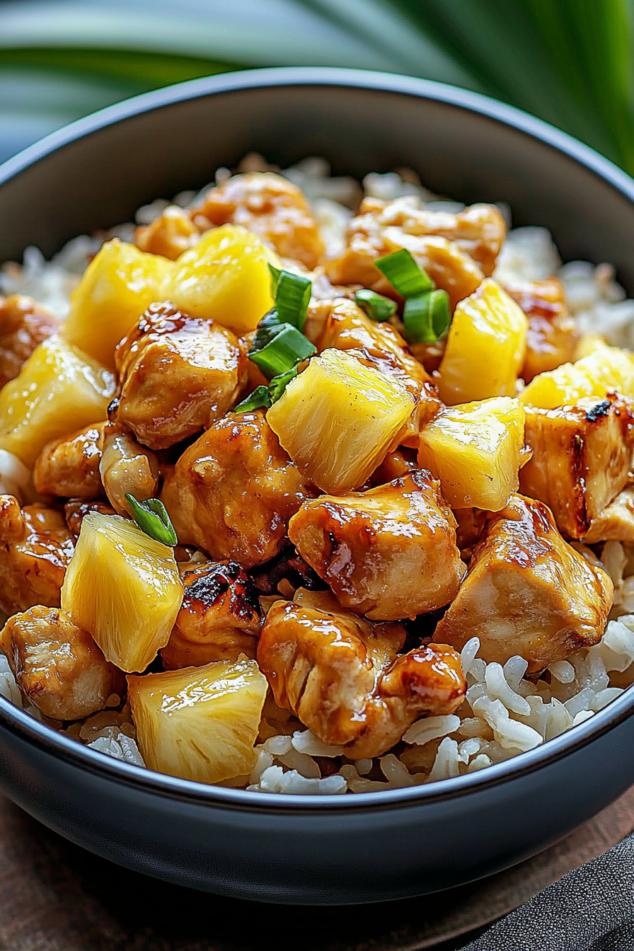 Pineapple Chicken and Rice