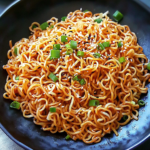 Sesame Garlic Ramen Noodles