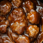 Slow Cooker Salisbury Steak Meatballs