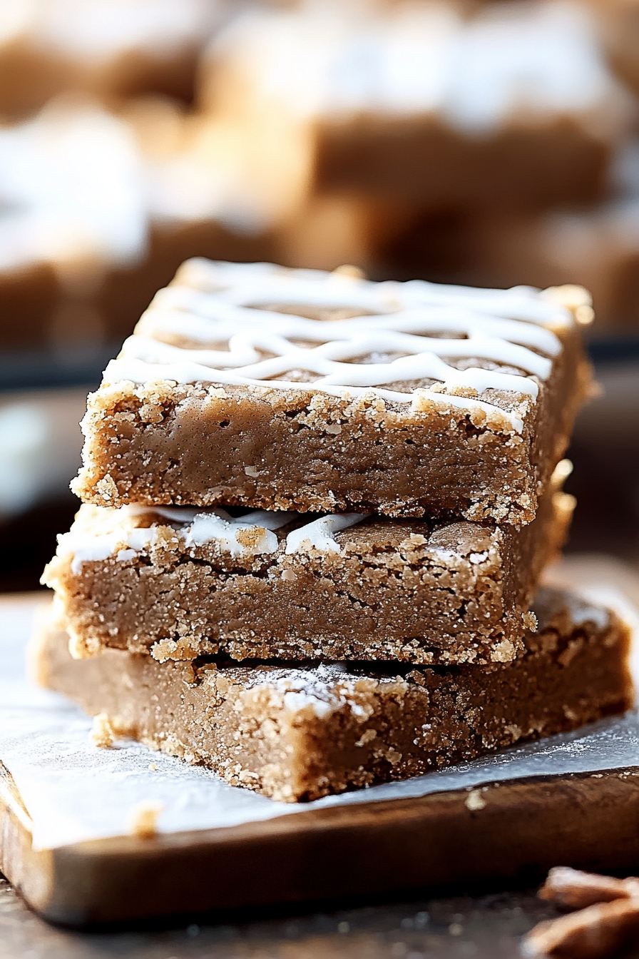 gingerbread cookie bars