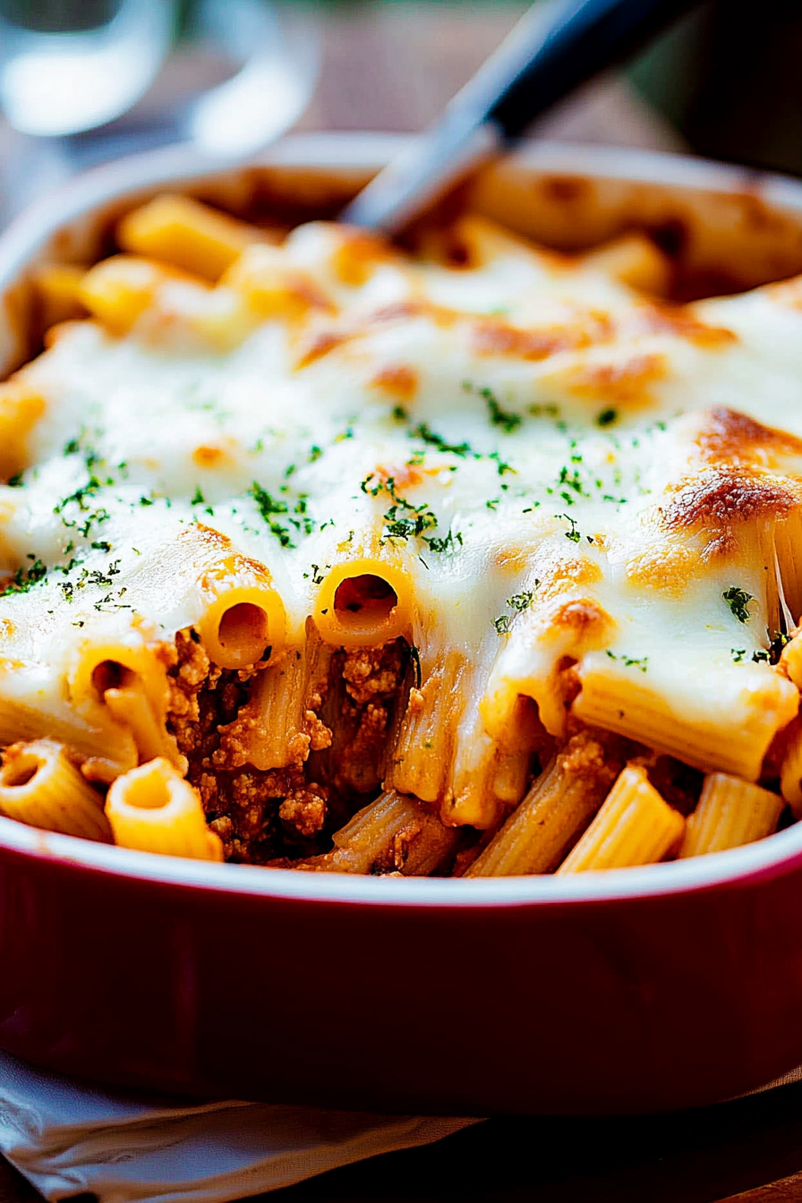 baked rigatoni pasta